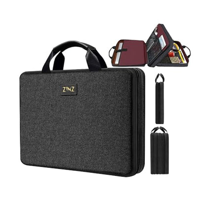 Slim Expandable Laptop Case 15.6 Inch Sleeve Upgraded Protective Durable Recycled Carrying Case Compatible with MacBook 15" & 16" and Most 15" 15.6" 16" Notebook,B01K01 - color: B01k01, size: 15.6"