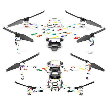 MightySkins Skin Compatible with DJI Mavic 2 Pro or Zoom - Fun Guns | Protective, Durable, and Unique Vinyl Decal wrap Cover | Easy to Apply, Remove, and Change Styles | Made in The USA - color: Fun Guns