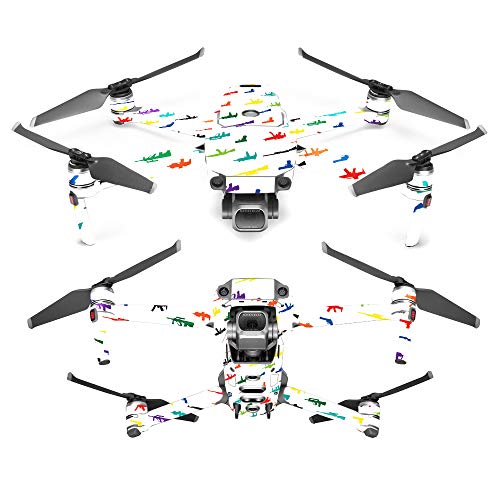 MightySkins Skin Compatible with DJI Mavic 2 Pro or Zoom - Fun Guns | Protective, Durable, and Unique Vinyl Decal wrap Cover | Easy to Apply, Remove, and Change Styles | Made in The USA - color: Fun Guns