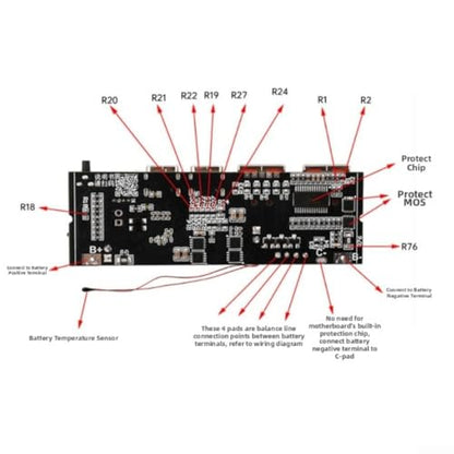 3S 4S 5S 65W 100W Power Bank Module Circuit Board With Charging, Comprehensive Safety Protections And Low Ripple Output(5S 100W) - size: 5S 100W