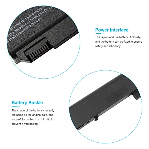 Futurebatt Battery for HP EliteBook 8530p 8530w 8540p 8730p 8540w 8730w 8740w HSTNN-LB60 - size: 8730 12.13 3.15 1.77in