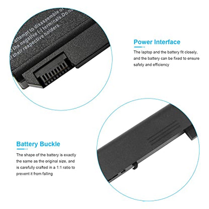 Futurebatt Battery for HP EliteBook 8530p 8530w 8540p 8730p 8540w 8730w 8740w HSTNN-LB60 - size: 8730 12.13 3.15 1.77in
