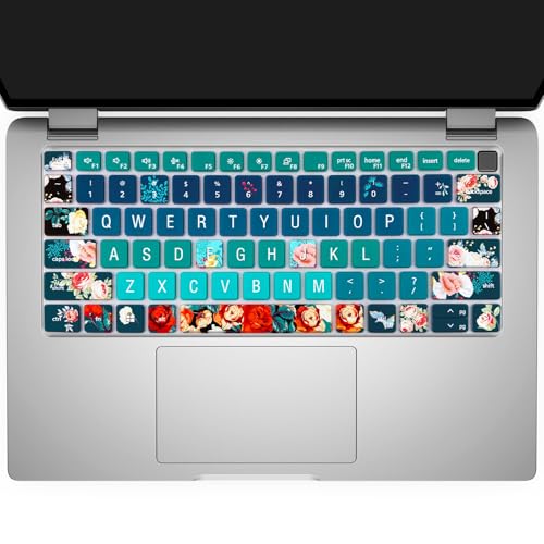 Silicone Keyboard Cover Skin for Dell Latitude 3000 3340 13.3"(2023)/ 5320 5330 5340 5350 13.3"/ 7320 7330 7340 7350 (Rose) - color: Rose