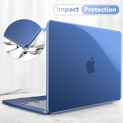 May Chen for MacBook Neo 13 inch Liquid Retina Display ((2026 Release A3404), Slim & Lightweight Protective Case with Screen Protector&Keyboard Cover&Dust Plug, Crystal Indigo - color: Crystal Indigo