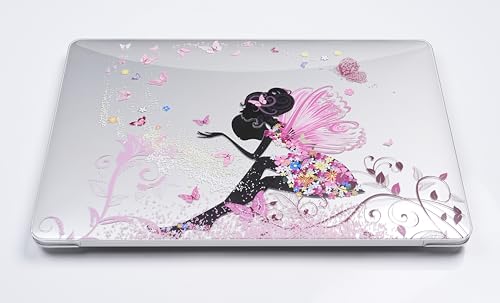 UESWILL Creative Design Smooth Hard Shell Case Compatible with MacBook Pro (Retina, 13 inch, Early 2015/2014/2013/Late 2012), Model A1502/A1425, NO CD ROM, Fairy - color: Pattern: Fairy, size: MacBook Pro 13" Retina A1502/A1425