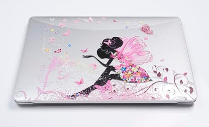 UESWILL Creative Design Smooth Hard Shell Case Compatible with MacBook Pro (Retina, 13 inch, Early 2015/2014/2013/Late 2012), Model A1502/A1425, NO CD ROM, Fairy - color: Pattern: Fairy, size: MacBook Pro 13" Retina A1502/A1425