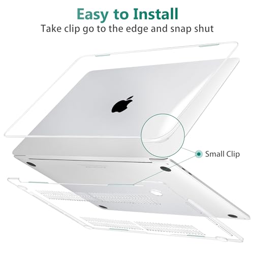 May Chen for MacBook Pro 16 inch 2019 Release A2141,Plastic Hard Shell Case Cover with Screen Protector & Keyboard Cover for MacBook Pro 16 Retina with Touch Bar and Touch ID - Crystal Clear - color: Crystal Clear