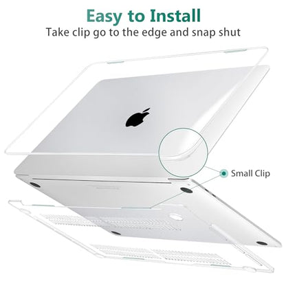 May Chen for MacBook Pro 16 inch 2019 Release A2141,Plastic Hard Shell Case Cover with Screen Protector & Keyboard Cover for MacBook Pro 16 Retina with Touch Bar and Touch ID - Crystal Clear - color: Crystal Clear