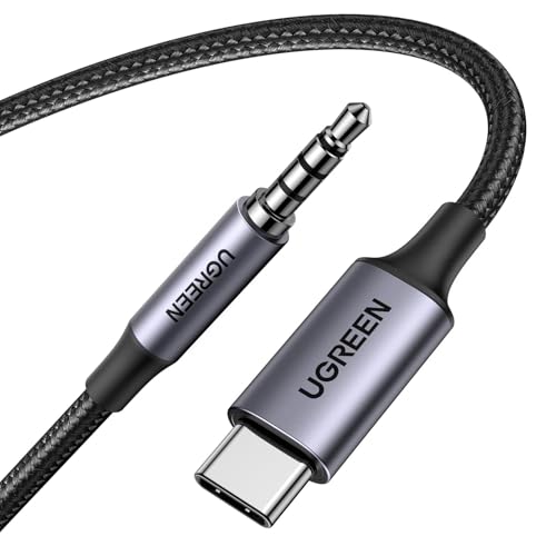 UGREEN USB C to Aux 3.5mm Car Audio Cable TRRS Male Headphone Cord 3.3FT | HiFi DAC 96KHz/24bit, Mic & In-Line Control, TRRS, Compatible with iPhone 17 16 Pro Max Galaxy S26 Pixel 10, for Car Speaker - size: 3.3FT