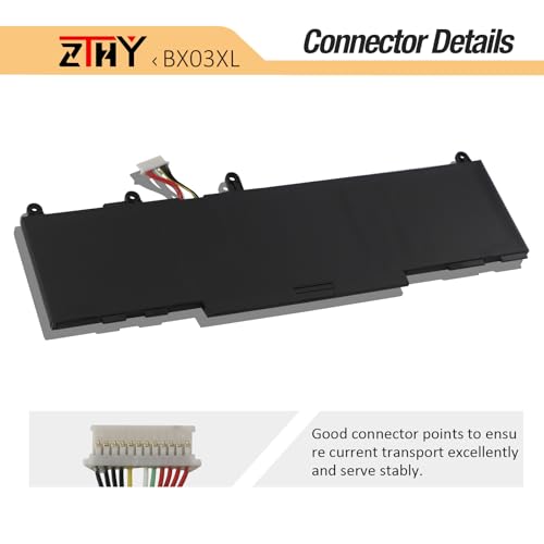 BX03XL Laptop Battery Replacement for HP ZBook Firefly 14 16 G11 Series | EliteBook 830 835 840 845 860 865 G11 Series BX03056XL TPN-IB0Y HSTNN-OB3H N59733-AC1 N59787-005 N59733-171 11.58V 56.04Wh - size: 9.84*3.35*0.28 inch BX03XL
