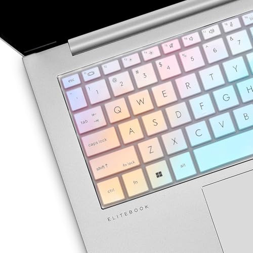Keyboard Cover for HP EliteBook 830 835 840 845 1040 G9 G10 G11 2025 2024 2023 2022 13.3 14 inch Laptop Accessories Keyboard Protective Skin (Not fit The 830/840/845/1040 G11 G8 G7 G6 G5 G4 G3) - color: Candy Color