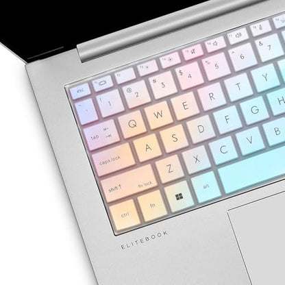 Keyboard Cover for HP EliteBook 830 835 840 845 1040 G9 G10 G11 2025 2024 2023 2022 13.3 14 inch Laptop Accessories Keyboard Protective Skin (Not fit The 830/840/845/1040 G11 G8 G7 G6 G5 G4 G3) - color: Candy Color