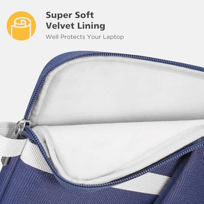 NIDOO 16 inch Laptop Sleeve Computer Carrying Case Cover for 16" Lenovo ThinkBook 16p E16 L16 T16 Z16/ ThinkBook 16 Gen 8 / Dell Pro 16 Plus /16" MacBook Pro M4 M5 Pro Max/HP ASUS Samsung, Blue - color: Blue, size: 16 Inch