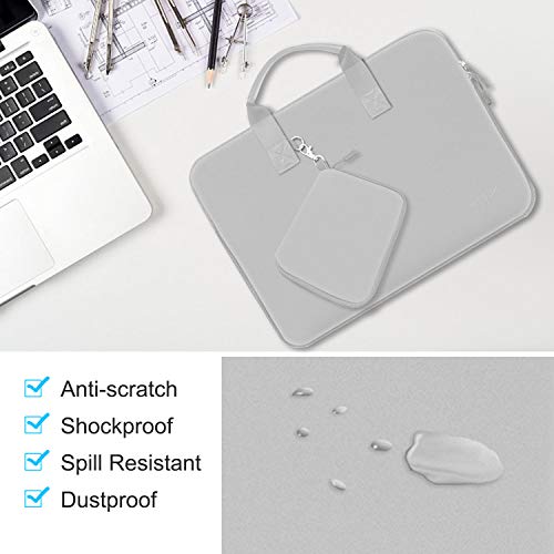 Hseok Laptop Sleeve 13.3-14 inch Case with Small Pouch, Neoprene Computer Bag Compatible with MacBook Neo/Pro 14 M5/M4/M3/M2/M1, Mac Air/Pro 13.3, XPS 14 and Most 13-14 inch Notebooks,L02G03 - color: L02g03, size: 13"-14"
