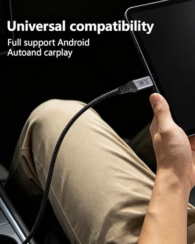 Long USB C Cable 16.4FT, 8K@30Hz & 4K@120Hz Video Output 100W PD Fast Charging, 20Gbps Data Transfer, USB C 3.2 Gen 2×2 Cable Compatible with Thunderbolt 4/3, SSD,Display, Monitor,Hub,dispaly Cord - size: 16.4ft