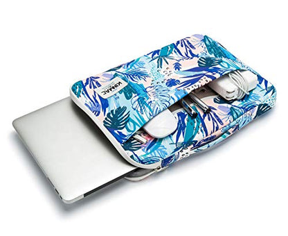 Kinmac 360° Heavy Duty Protective Laptop Sleeve Case Bag Cover with Handle for MacBook Air 13 inch,iPad Pro 13 inch and 13.3 inch HP,Dell,Lenovo,Asus,Acer Laptop (Sea Glass) - color: Sea Grass, size: 12 inch-13.3 inch