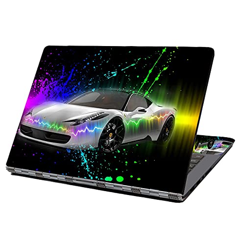 Laptop Skin Sticker Decal,12" 13" 13.3" 14" 15" 15.4" 15.6" Laptop Skin Sticker Protector Cover for Toshiba Hp Samsung Dell Apple Acer Leonovo Sony Asus Laptop Notebook (Cool Car) - color: Cool Car