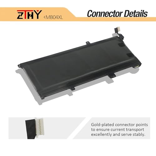 MB04XL Battery for HP Envy X360 Convertible M6-AQ M6-AR 15-AQ 15-AR 15t-AQ | M6-AQ105DX M6-AQ103DX M6-AQ003DX M6-AR004DX 15-AQ273CL 15-AR0xxx 15-AQ173CL 15-AQ267CL 15T-AQ100 15T-AQ200 844204-850 Battery - size: 10.43*4.53*0.2 inch MB04XL