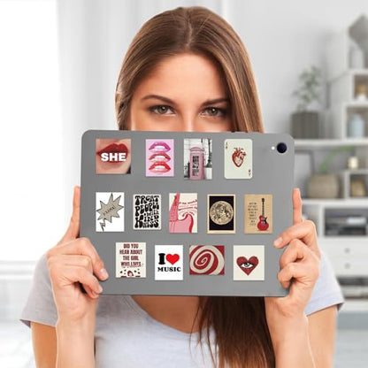 50 Pcs Aesthetic Vinyl Stickers Waterproof | Aesthetic waterproof vinyl decals for phone, laptop, journals, party decor, DIY crafts and personalized accessories. - style: J-02