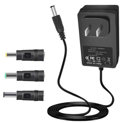 15V 2A Power Supply Charger Cable (Input AC 100V-240V, Output DC 15 Volt 2 Amp 30 Watt) Adapter Transformer Converter DC 5.5mm x 2.1mm/5.5mm x 2.5mm Extra Long 6.6FT