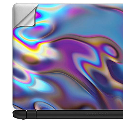 It's A Skin 15.6 inch Laptop Notebook Skin Vinyl Sticker Cover Decal Universal fit for 15.6" (May Require Trimming) HP Lenovo Apple Mac Dell Compaq Asus Acer/Opalescent Resin Marble Oil Slick