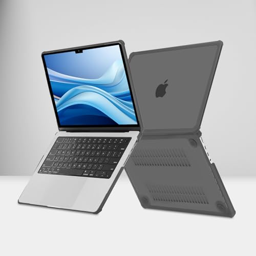MOSISO Compatible with MacBook Pro 14 inch Case M5 M4 M3 M2 M1 2026-2021 | 3 in 1 Kit Anti-Crack Hard Shell with TPU Bumper, A3427 A3426 A3434 A3112 A3185 A3401 A2918 A2992 A2779 A2442, Gray - color: Gray