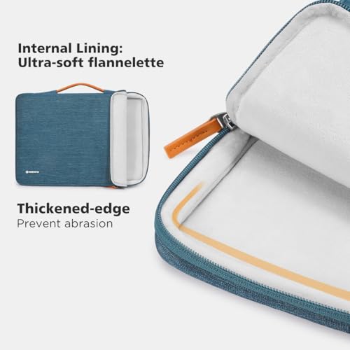 NIDOO 16 inch Laptop Sleeve Carrying Case Computer Bag for 16" Lenovo ThinkBook 16 Gen 7/ 16p E16 L16 T16 Z16/ 16" Legion 5i 2024/16.3" Dell XPS 16/16" MacBook Pro M4 M3/ HP ASUS Samsung - color: Blue, size: 16 Inch