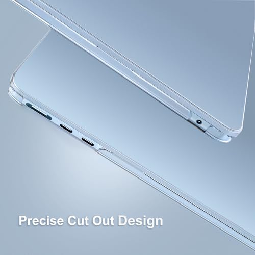 MOSISO Compatible with MacBook Air 13 inch Case M5 2026 M4 M3 M2 2025-2022 | A3449 A3240 A3113 A2681, Scratches-Resistant Protective Hard Shell for MacBook Air 13.6 inch Case, Sky Blue - color: Sky Blue