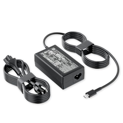 Replacement for HP 65W 45W USB C Laptop Charger; Compatible with Chromebook Spectre x360 Envy Elitebook x360 Pavilion Elite x2 Type C Fast Charging 20V 3.25A AC Adapter Power Supply