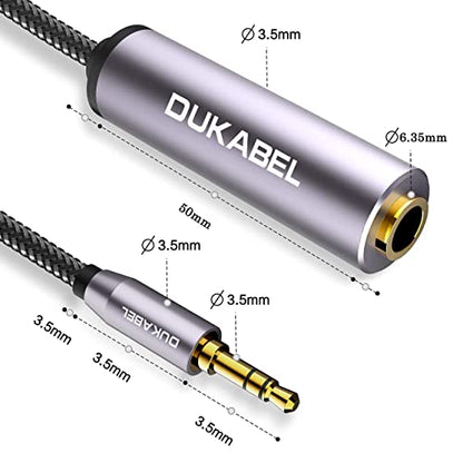 1/4 to 3.5mm Adapter, 6.35mm to aux Mini Stereo Cable - 30CM | 1/4 Inch Female to 1/8inch Male Headphone Adapter, for Headphone, Amplifiers, Guitar, Amp etc - size: 30CM, style: 3.5mm Male to 6.35mm Female