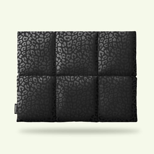 Vandel Puffy Laptop Sleeve 13 inch - 14 inch Waterproof Laptop Sleeve Case | Compatible with 13 inch MacBook Air/Pro 13 / MacBook Pro 14, iPad Pro 12.9, 13.3 in HP Dell, Air Case, Computer Bag Cover - color: r. Grid Black Leopard