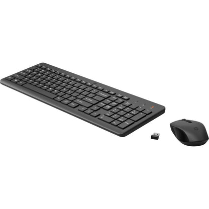 HP 150 Wired Mouse and Keyboard Combo - Full-Sized, Low-Profile Keyboard with Numeric Keypad - 1600 DPI Optical Sensor, Multi-Surface Wired Mouse - USB Plug-and-Play Connectivity (240J7AA, Black)
