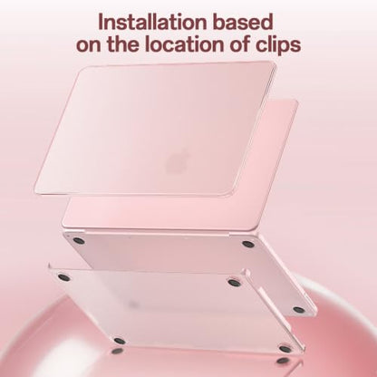 Case Compatible with MacBook Neo 13 inch 2026 (Model A3404), Scratch Resistant Protective Hard Shell Cover, Matte Blush - color: Matte Blush