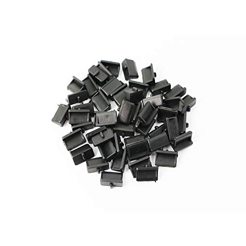 GINTOOYUN 50pcs USB Anti Dust Cap,Port Plug Cover for USB Type A Female End,Silicone