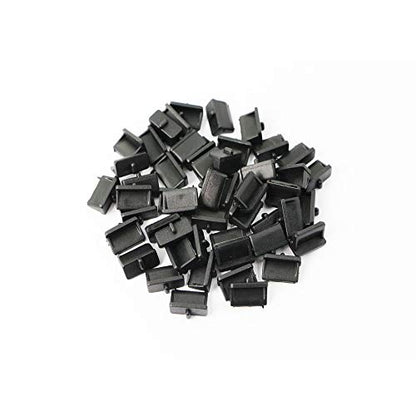 GINTOOYUN 50pcs USB Anti Dust Cap,Port Plug Cover for USB Type A Female End,Silicone