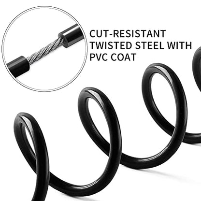 Laptop Cable Lock Hardware Security Cable Lock Anti Theft Combination Lock for iPad Tablet Laptop MacBook and All Other Notebooks and Tablets - color: Computer lock B