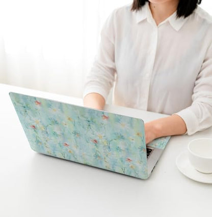 11.6 13 13.3 14 15 15.6 inches Netbook Laptop Skin Sticker Decal Reusable Protector Cover Case for Laptop Notebook chromebook Green W-NEK-52 - color: W-NEK-52