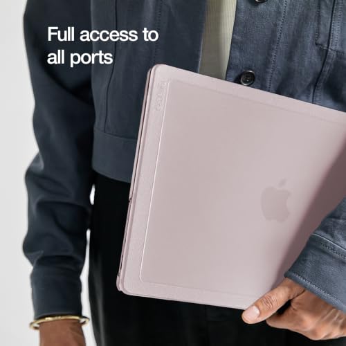 Incase Edge Hardshell with Makrolon® - MacBook Neo Case 13 inch A3404 - MacBook Case, Protective Hard Shell, Scratch Resistant, Rubberized Feet (Clear) - color: Clear