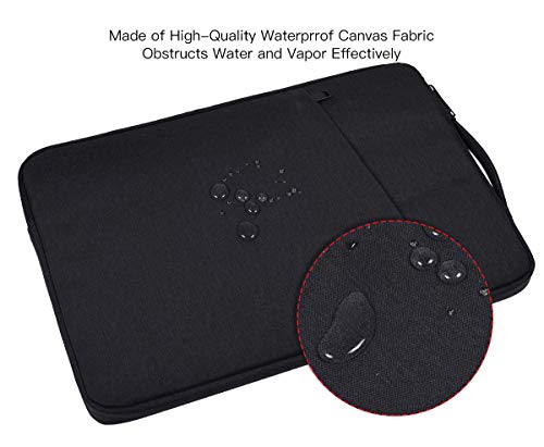 13 Inch Laptop Case Sleeve for 13.5-14.4 Inch Surface Laptop Studio/6/5/4/3, 13.8" Surface 7th, Asus ZenBook/Dell Inspiron Notebook Case, Black - color: Black, size: 13.3-13.6 Inch