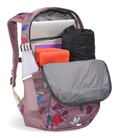The North Face Women's Jester Everyday Laptop Backpack, Fawn Grey Fall Wanderer Print, One Size - color: Fawn Grey Fall Wanderer Print, size: One Size