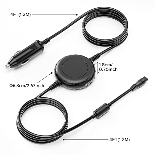 Powseed 100W 90W 65W Laptop Car Charger USB C with 5V 2A USB Port for MacBook HP Dell Asus Acer Lenovo Samsung Gateway Toshiba Sony Fujitsu Computer TV JBL Boombox Xtreme Speaker Power Adapter