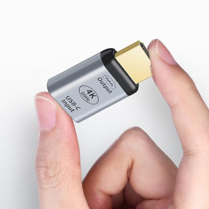 cablecc USB-C Type C Female Source to HDMI Sink HDTV Adapter 4K 60hz 1080p for Tablet & Phone & Laptop - style: USB-C Female to HDMI Male adapter