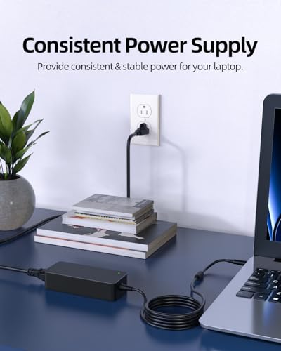 Superer 90W 65W Charger Fit for Dell Latitude 5580 5490 7490 E6430 E5470 5400 5500 5480 5590 7480 5290 7290 E6420 E7470 E5440 E7440 E7450 LA65NM130 19.5V 3.34A 4.62A AC Adapter Power Cord