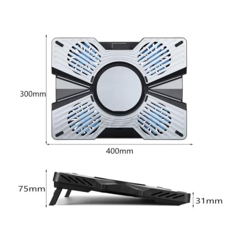 Laptop Cooler Semiconductor Chip Base Cooling Tablet Stand Fan Pad(VG1) - color: VG1
