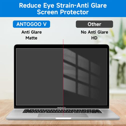 2 Pack Compatible with MacBook Pro 13 inch (2016-2022 / M1, M2) and MacBook Air 13 inch (2018-2021 / M1) Glare Reducer Screen Protector, Eye Protection Anti Glare Film/Anti Fingerprint Matte Laptop Screen Protector - size: MacBook Pro 13 Inch (2016-2022,