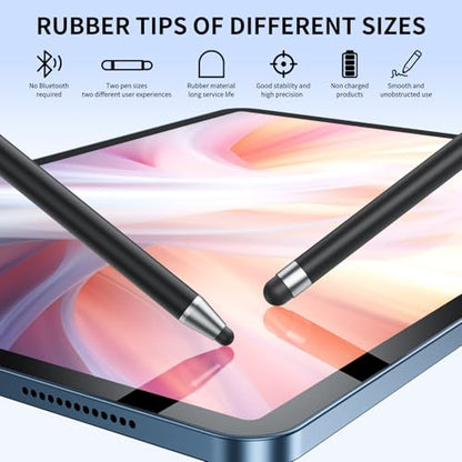 Stylus (10Pcs), Stylus Pen for Touchscreen, High Precision and Sensitivity Stylus Pen for iPad/iPhone/Samsung/Android Smartphone and Tablets, Compatible with All Capacitive Touch Screen (Blue) - color: Blue
