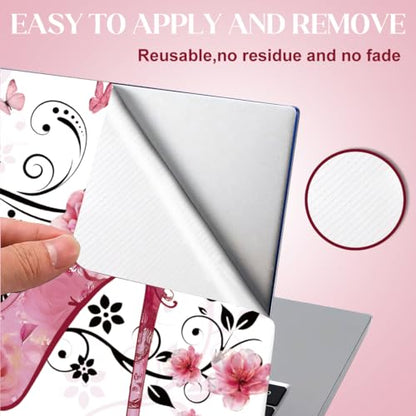 SUPERDANT Laptop Skin Sticker Decals Universal Notebook Vinyl Skin Cover - style: Pink High Heels