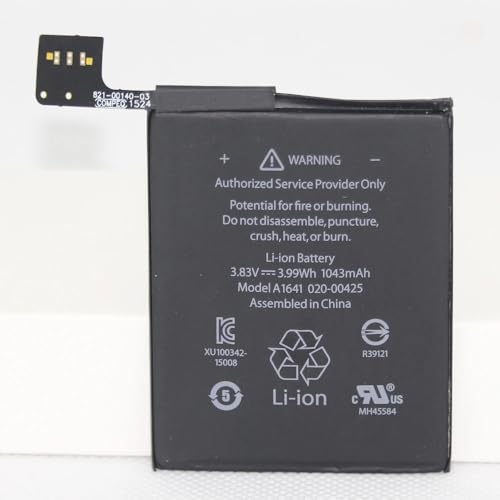 Replacement Battery A1641 A1574 Compatible with Apple iPod Touch 6 6th Gen 1043mAh 3.83V Phone Battery