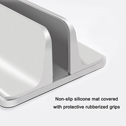 Laptop Stand, Cradle for Laptops, Adjustable Dock, Holder for MacBook Dell Hp Surface iPad - Silver