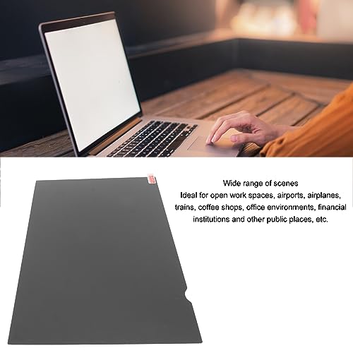 14 Inch Laptop Screen Filter, Computer Screen Protector, Scratchproof Anti Glare Eye Protection with Blue Light Filter, 16:9 Widescreen Privacy Filter for in Publ